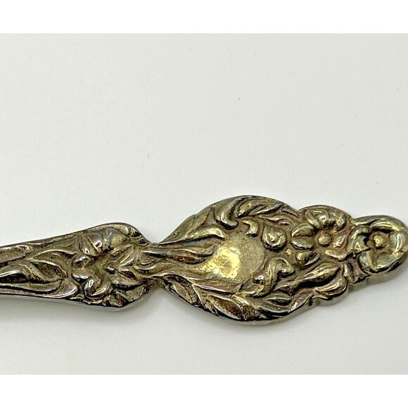 Vintage Silver Plate Andrea by Sadek large Spoon India 2430 - Picture 4 of 7